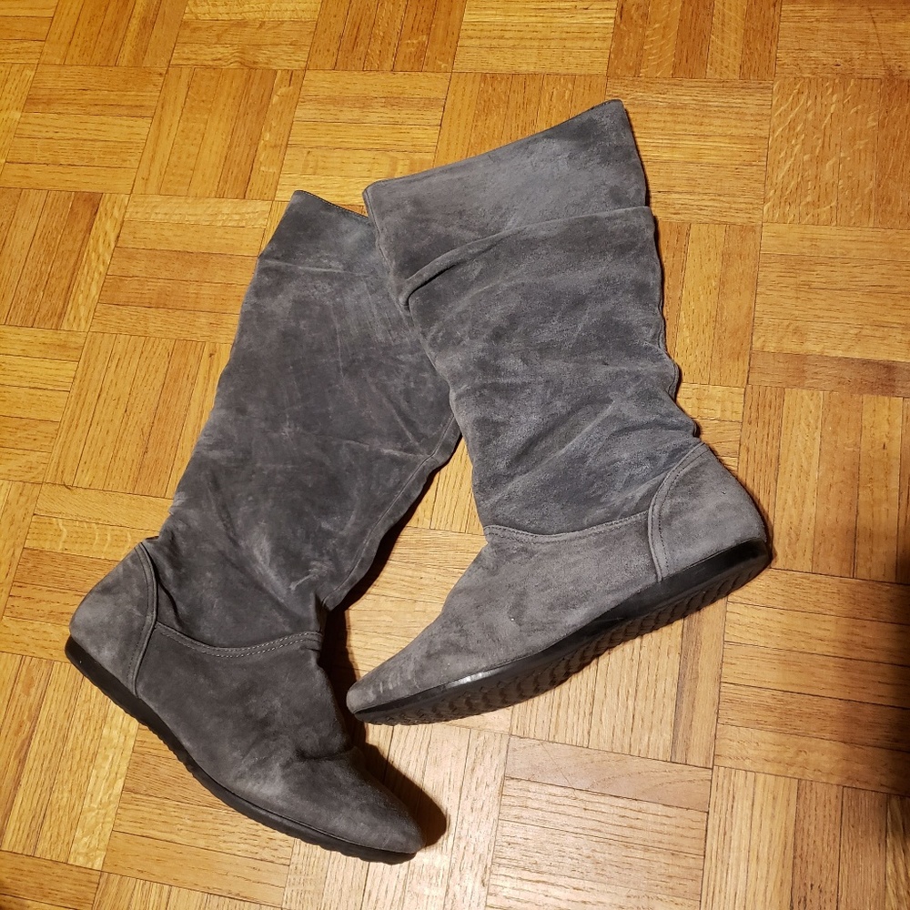 Solanz Shelby Suede Boot, Grey